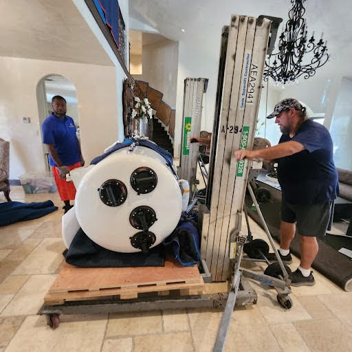 White Glove Delivery, Installation and On-Site Training for Hard HBOT Chambers